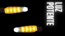 Direccional Leds Bi-color Running Moto Universal 2 Piezas