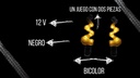 Direccional Leds Running Amarillo Ambar Moto Universal 2 Pzs