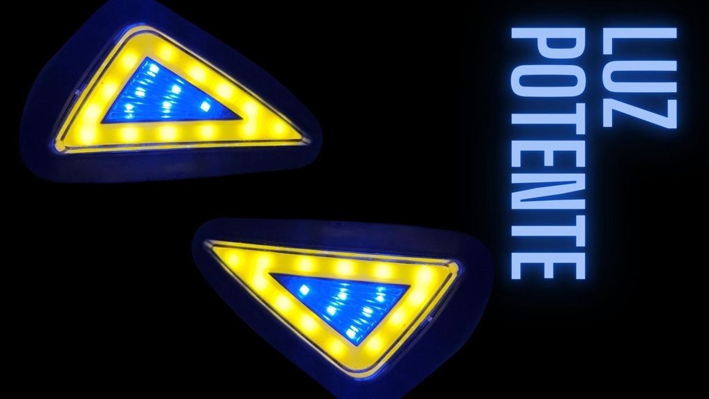 Direccional Leds Bi-color Moto Universal 2 Piezas