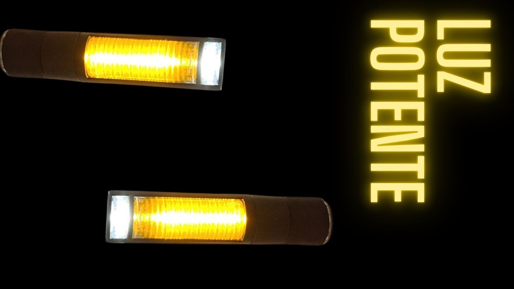 Direccional Leds Bi-color Running Moto Universal 2 Piezas