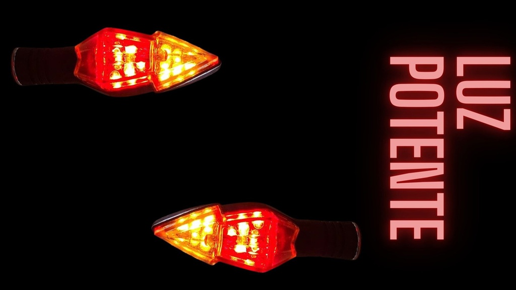 Direccional Led Moto Universal 2 Piezas