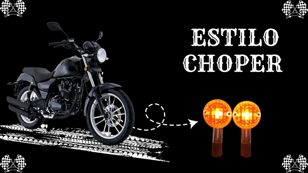 Direccional Choper Juego 4 Piezas