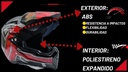 Casco Abatible Cross Iron Racing K13 Acabado Brilloso Dot
