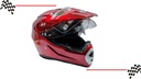 Casco Cross Cerrado  Doble Mica Dot