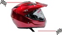 Casco Cross Cerrado  Doble Mica Dot