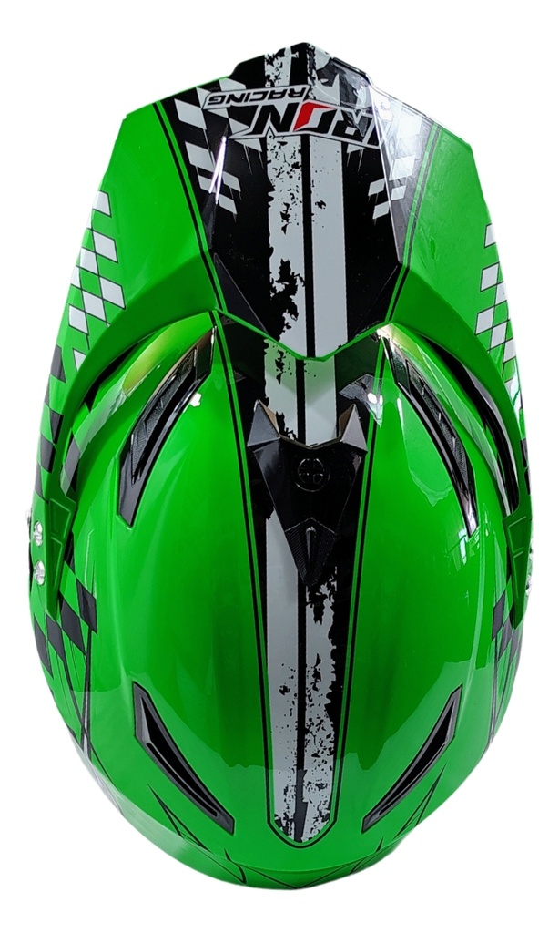 Casco Cross Iron Racing K22 Verde