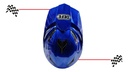 Casco Cross Cerrado  Doble Mica Dot