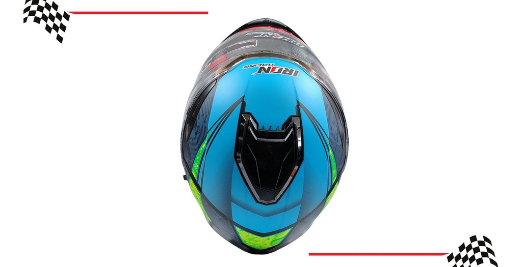 Casco Abatible Iron Racing Tretech Doble Mica Cert Dot