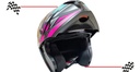 Casco Abatible Iron Racing Tretech Doble Mica Cert Dot