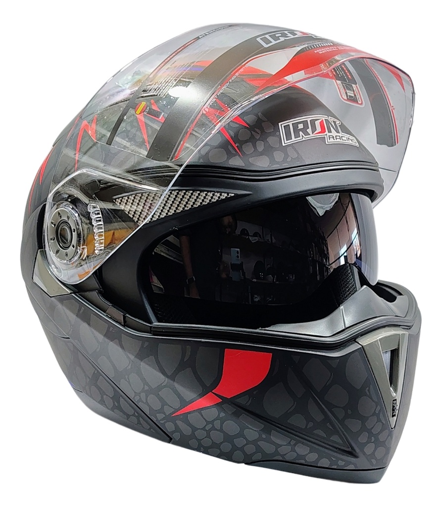 Casco Abatible Ir105 Cert. Dot Diseño Cobra Acabado Mate