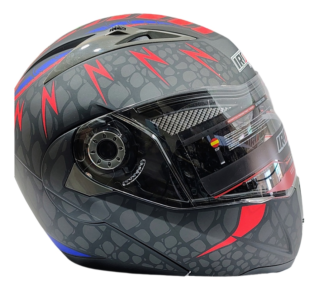 Casco Abatible Ir105 Cert. Dot Diseño Cobra Acabado Mate