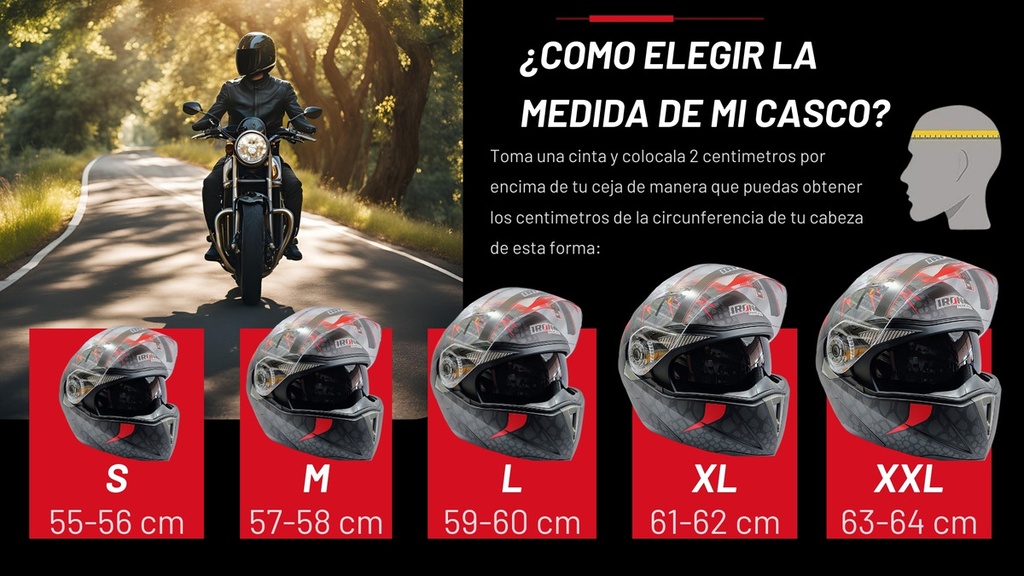 Casco Abatible Ir105 Cert. Dot Diseño Cobra Acabado Mate