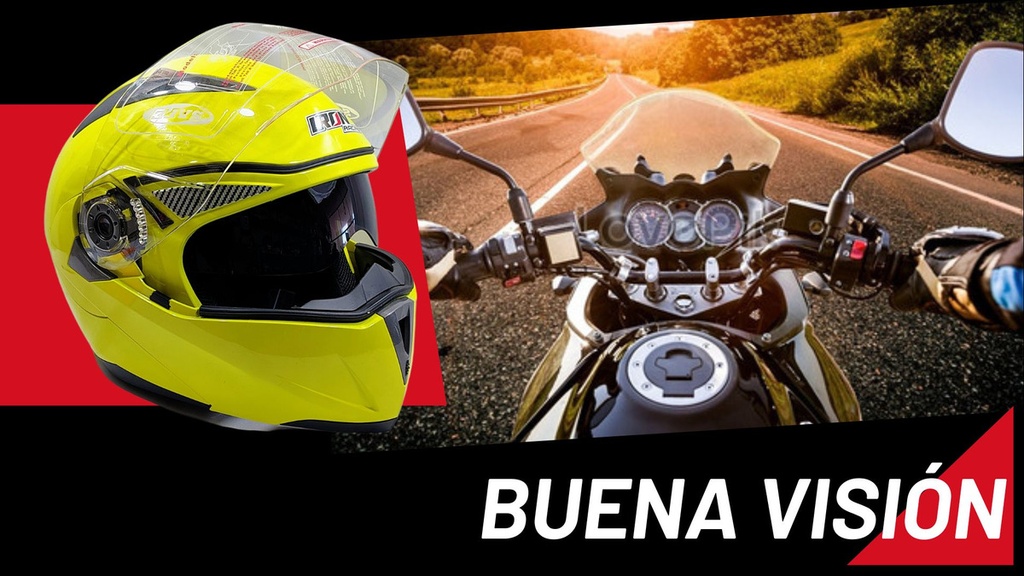 Casco Abatible Iron Racing Dot  Ir-105 Doble Mica