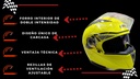 Casco Abatible Iron Racing Dot  Ir-105 Doble Mica