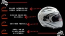 Casco Abatible Iron Racing Dot  Ir-105 Doble Mica