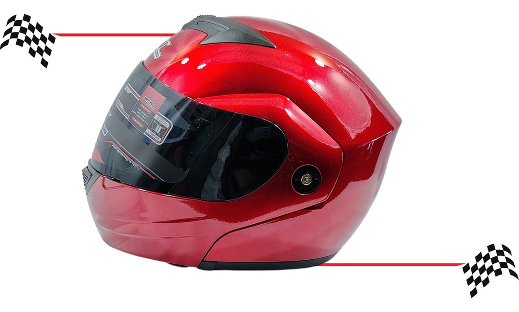 Casco Abatible Iron Racing Dot  Ir-108