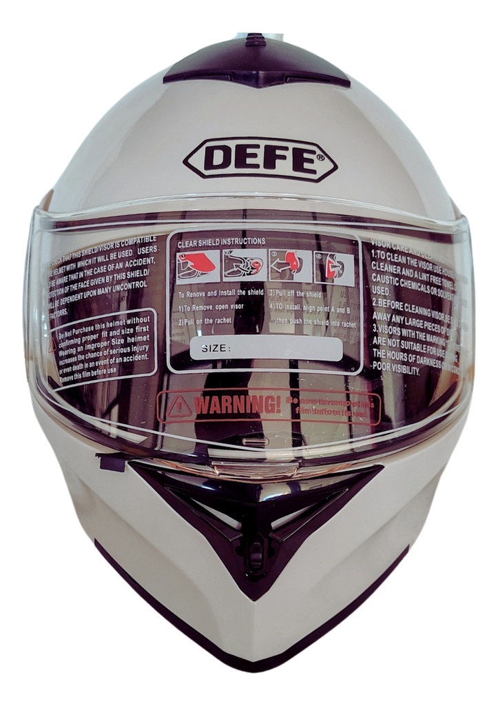 Casco Abatible Doble Mica Blanco Dot