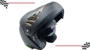 Casco Abatible Iron Racing Doble Mica Captain Negro/mate Dot