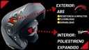 Casco Abatible Iron Racing Doble Mica Captain Negro/mate Dot