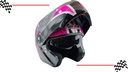 Casco Abatible Doble Mica Aphrodite Violeta L