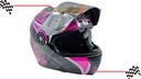 Casco Abatible Doble Mica Aphrodite Violeta L