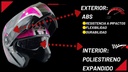 Casco Abatible Doble Mica Aphrodite Violeta L