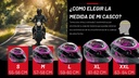 Casco Abatible Doble Mica Aphrodite Violeta L