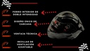Casco Abatible Iron Racing Dot Ir-121