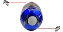 Casco Abatible Iron Racing Doble Mica Dot