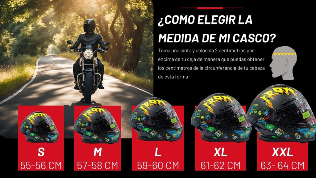 Casco Abatible Speedup Blanco Iron Racing