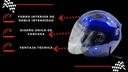 Casco Para Moto Generico Abierto Con Visera