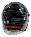 Casco Genérico Abierto Con Doble Visor Negro