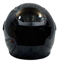 Casco Genérico Abierto Con Doble Visor Negro
