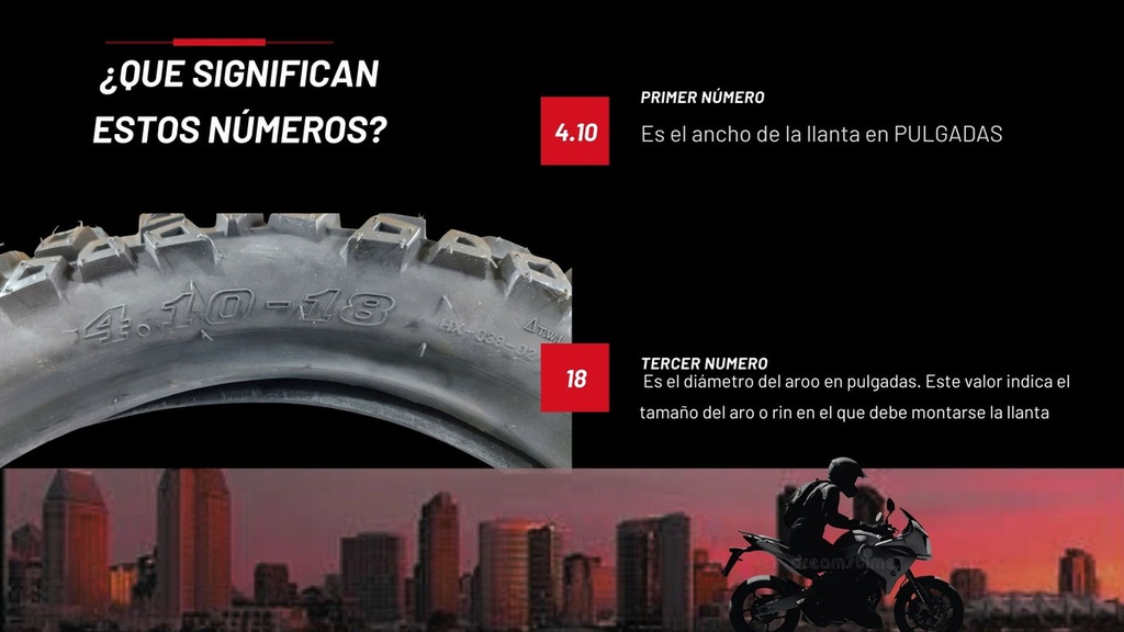 Llanta Moto Motoking 4.10-18 8pr Tt 66p E105 285kg