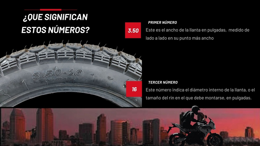 Llanta Moto Matsuma 3.50-16 6pr Tt 200kg 56j