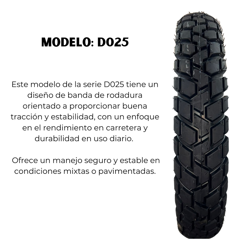 Llanta Moto Motoking Rl-025 3.50-18 Tl 62p 265kg