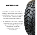 Llanta Moto 100/90-18 Tl 8pr E041  Alta Resistencia