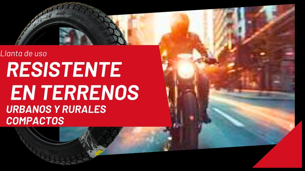 Llanta Moto Chaoyang 2.75-18 4pr 4 Capas Tt H606