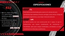Llanta Moto Chao 3.00-10 4pr Tl H920 42j Alta Resistencia