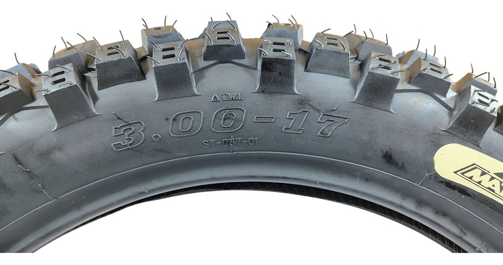 Llanta Matsuma 3.00-17 St-887-01 Tt 6pr Resistente Y Segura