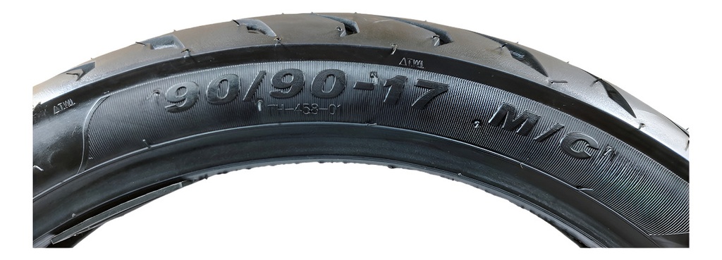 Llanta Th-458-01 90/90-17 Tubeless 4pr 49p Para Moto