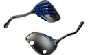 Espejo Moto Retrovisor Cromado Mano Esqueleto