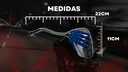 Espejo Moto Retrovisor Cromado Mano Esqueleto