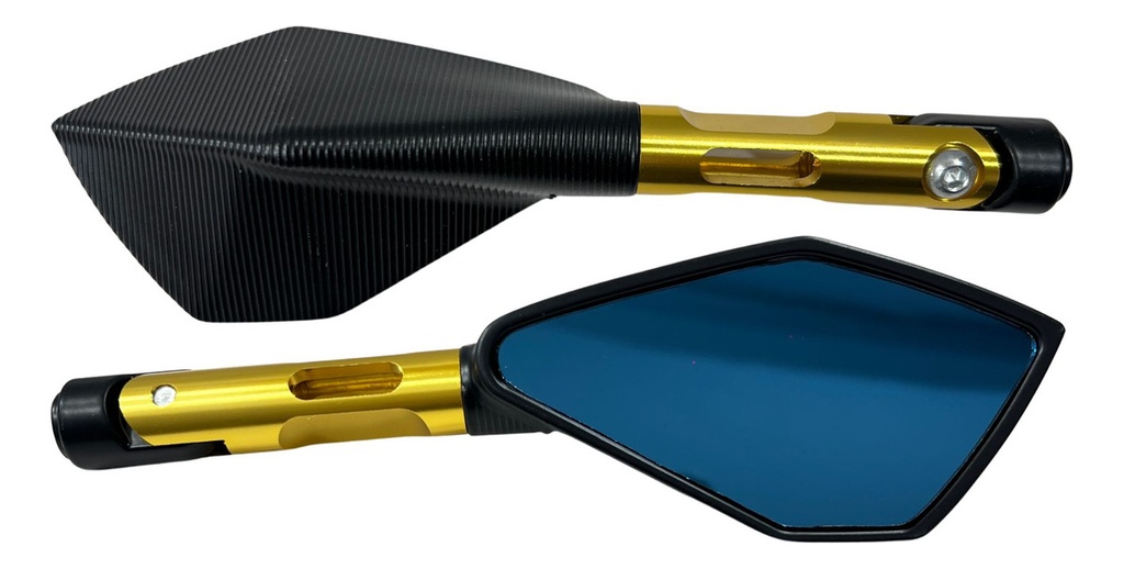 Espejo Moto Retrovisor Iron Racing Italia Con Antireflejante