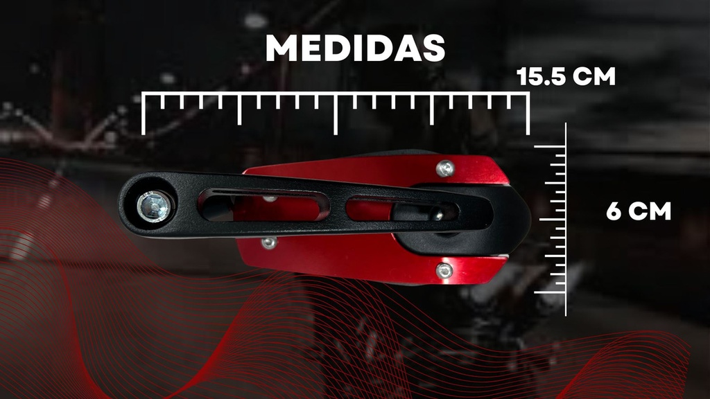 Espejo Retrovisor Moto Yamaha Fz-s Ajustable Rojo/negro Soko