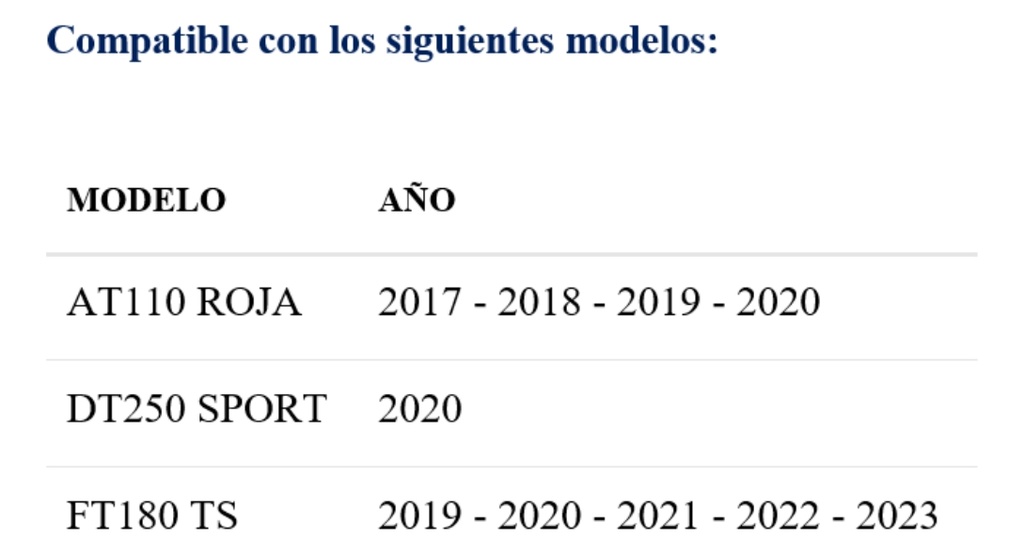 Espejo Jgo Italika At110, Dt250 Sport, Ft180 Ts0 2017-2023