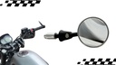 Espejo Retrovisor Moto Iron Racing Escudo Plata