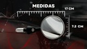 Espejo Retrovisor Moto Iron Racing Escudo Plata