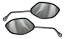 Espejo Retrovisor Moto City Road D1 Gris Negro Ajustable