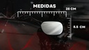 Espejo Retrovisor Moto Negro 10mm Ybr125 Express Red
